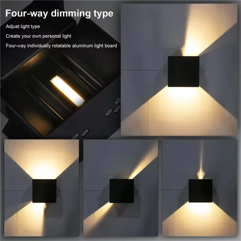 Weatherproof Outdoor LED Motion Sensor Wall Light - Decorative Sconce for Porch, Garden, and Yard