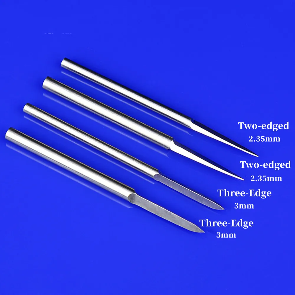 

2/3 Bladed Knife Wood Carving White Steel Line Drawing Tool Cutter Graver Engraving Milling Grinding Head Blade Edged Sharp