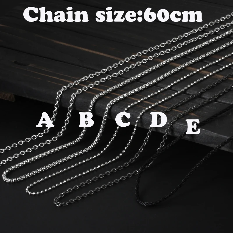 Catena Con Teschio Corvo Acciaio Inox Chain With Crow Skull SSP059GMNK