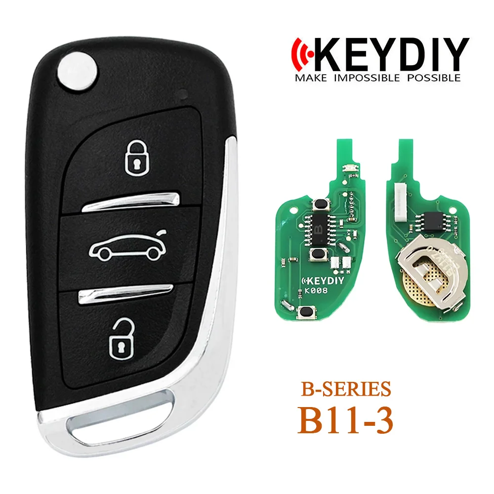1pc KEYDIY Original KD B11 B11-3 3buttons B series Remotes For KD900/MINI KD/KD MAX Key Programmer B Series Remotes key programmer