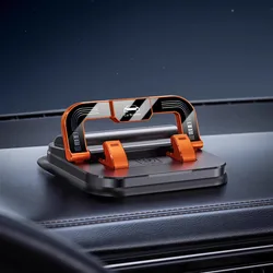 2 - in - 1 Car Phone Holder & Temporary Parking Number Plate Card (Orange)
