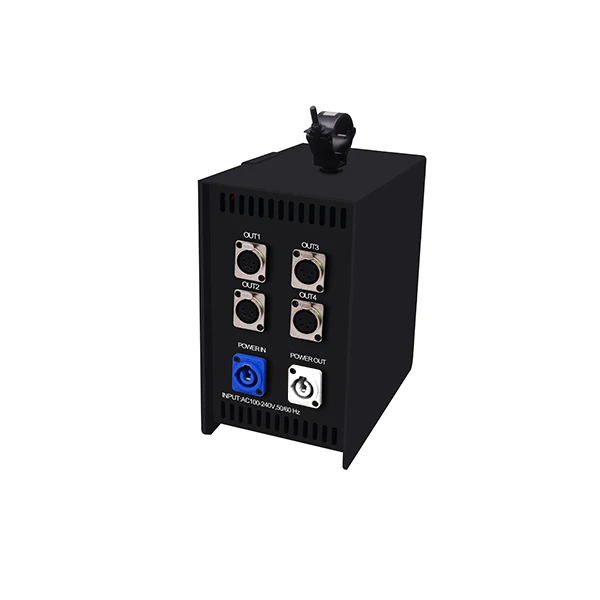 

CL-404R-2; Светодиодный artnet/DMX SPI controller;AC110-220V вход; Выход (4 порта * 680 пикселей); Максимальный выход мощности: 1000 Вт