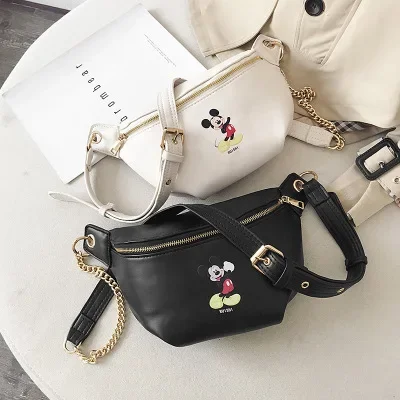 Disney Mickey mouselady messenger bag women shoulder bag minne Waist pack chest