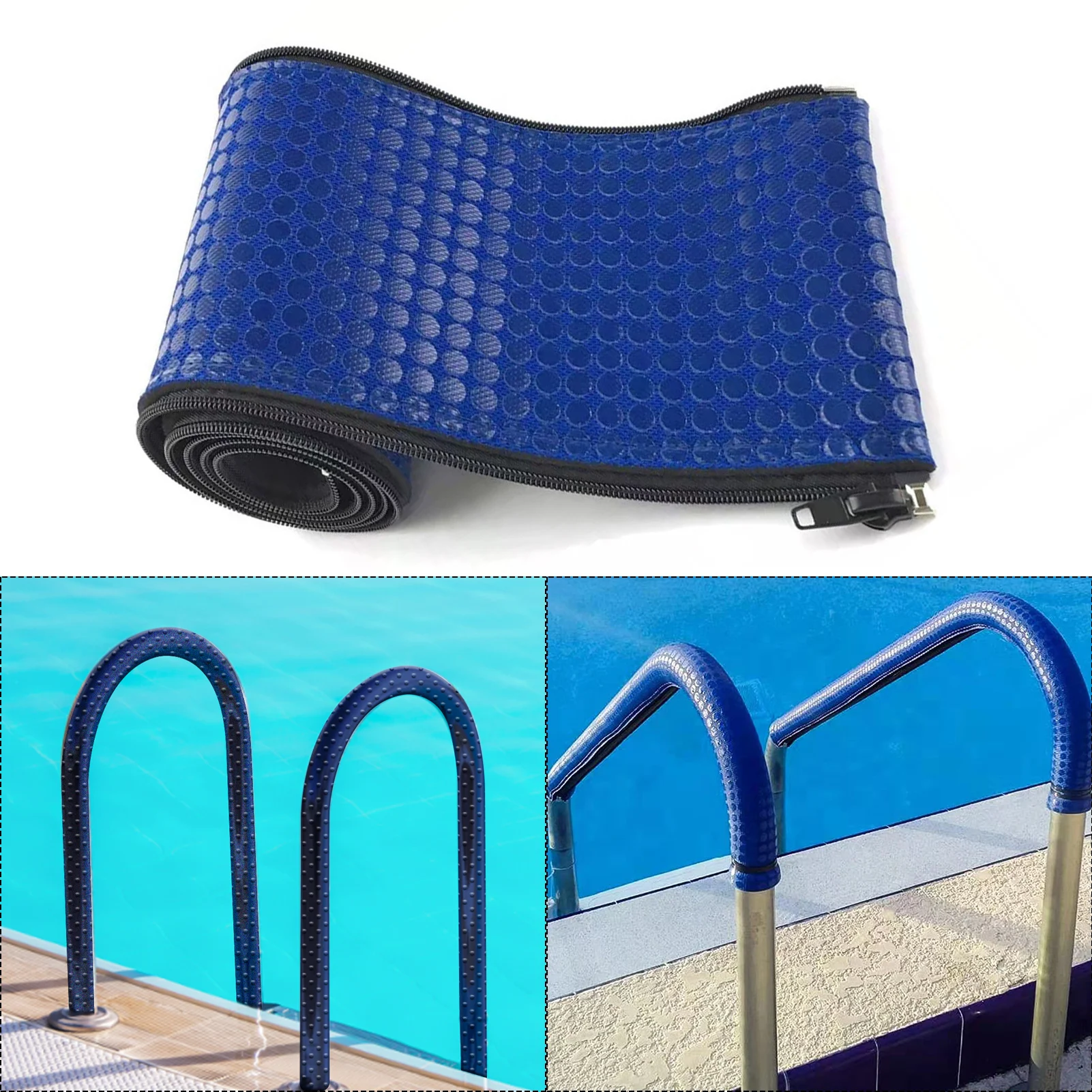 SwimmingPoolHandrailCoverPoolRailingLadderStairRailWithZipper