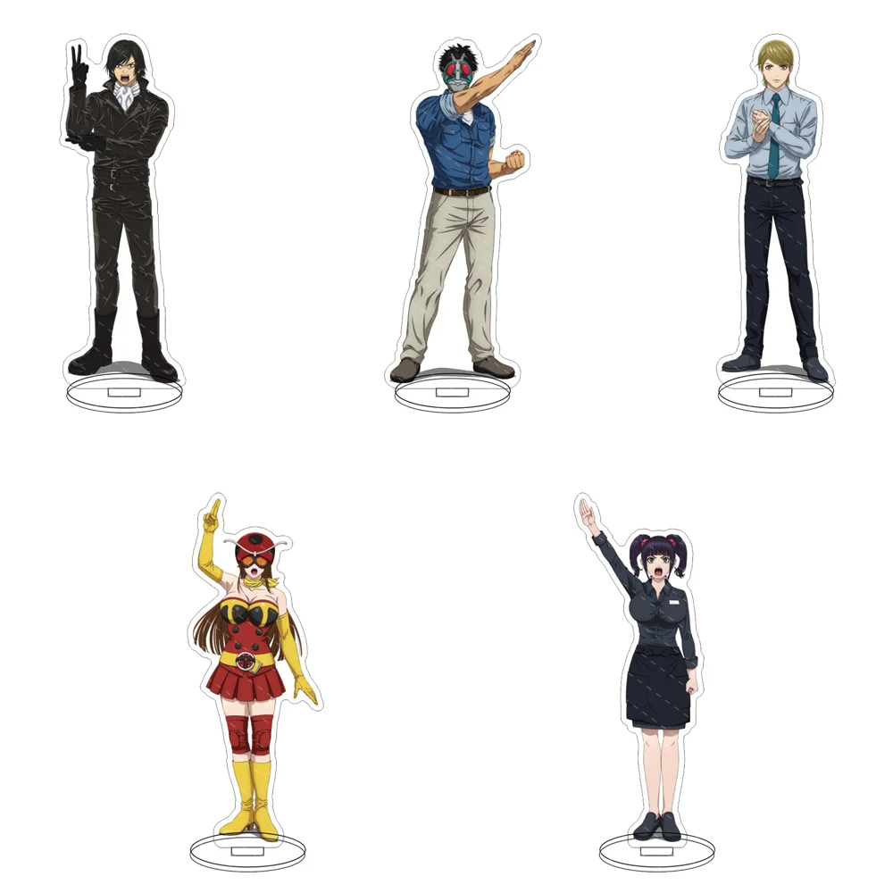15CM Anime Tojima Tanzaburo möchte ein Masked Rider Figur Acryl Stand Charakter Cosplay Geschenke Dekoration Accesorios Waren