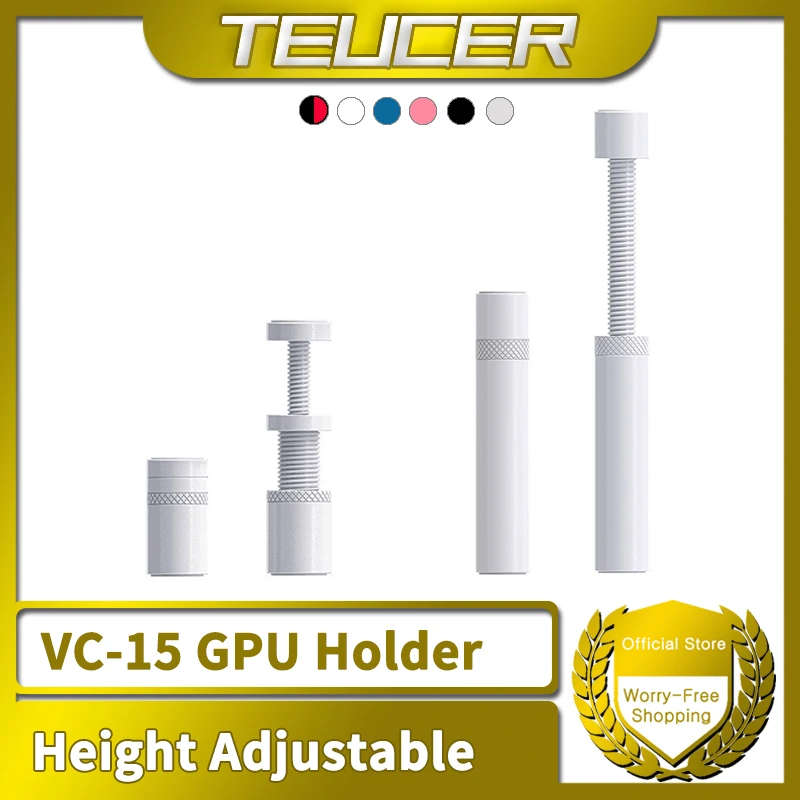 Teucer-suporte de Placa Gráfica Gpu Vertical Telescópico Suporte Giratório Suporte Magnético Suporte de Vídeo Vc15mini Vc-15plus