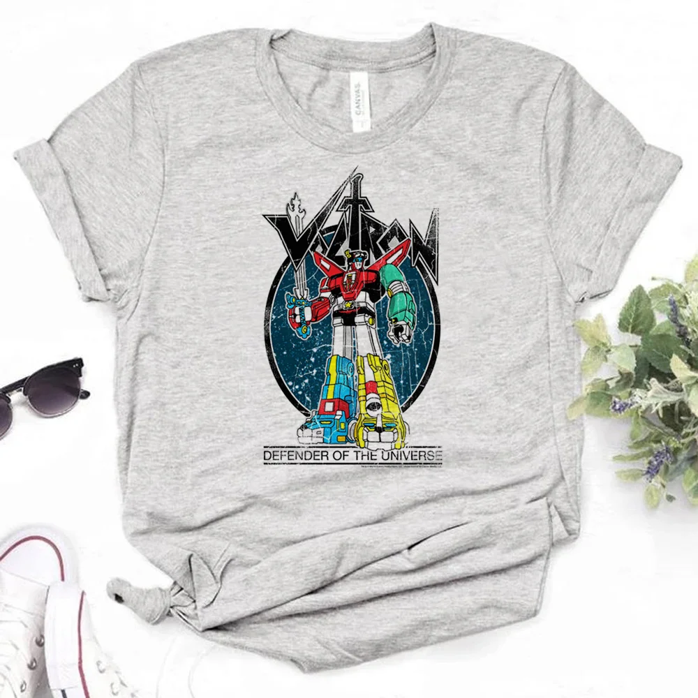 Voltron Tshirt Donna Streetwear Japanese Designer Tee Designer Femminile Anime Y2K Abbigliamento