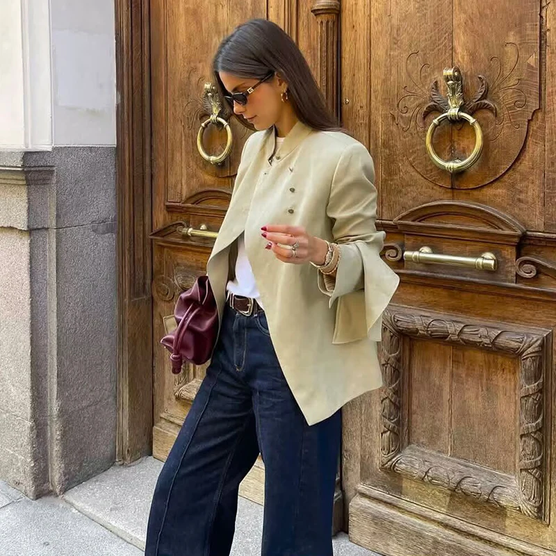 Women's New Blazers Autumn 2026 Fashion Elegant Office Women's Suit Jackets Chic Youth Holiday Party Jackets Street Autumn Coats - 3