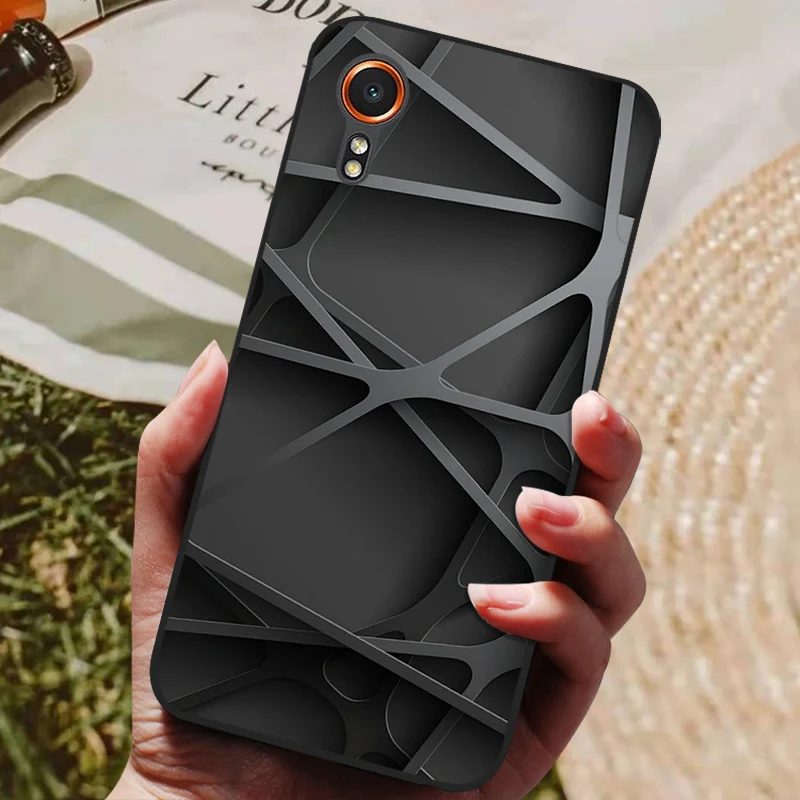 Fashion Painted TPU Silicone Phone Back Cover for Samsung XCover Series