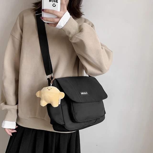 Waterproof Cute Small Crossbody Bag Simple Chest Bag With Letter