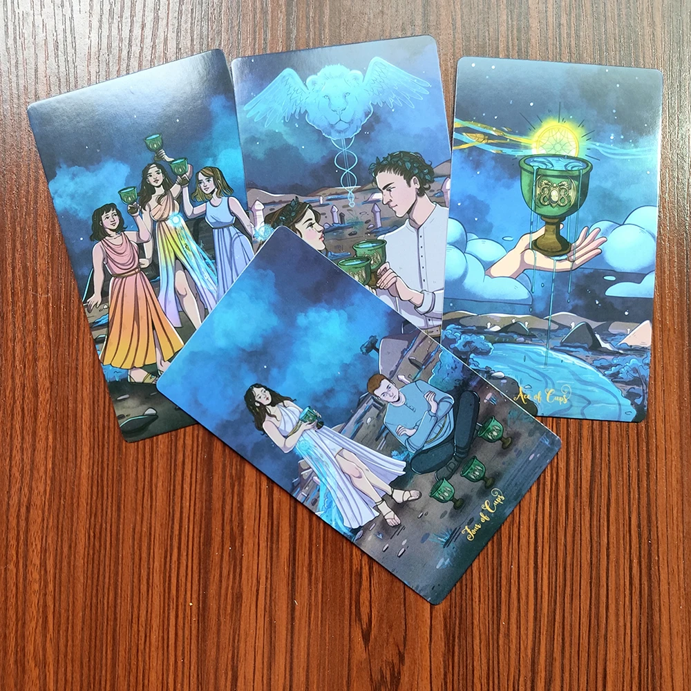 12x7CM Beautiful The Nomad Soul Warrior Divination Tarot 78