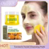 Facial Cleansing Pad Turmeric Balance Oil Dark Spots Dead Skin Remover Smooth Brighten Refresh Moisturize Exfoliating Face Pads 1