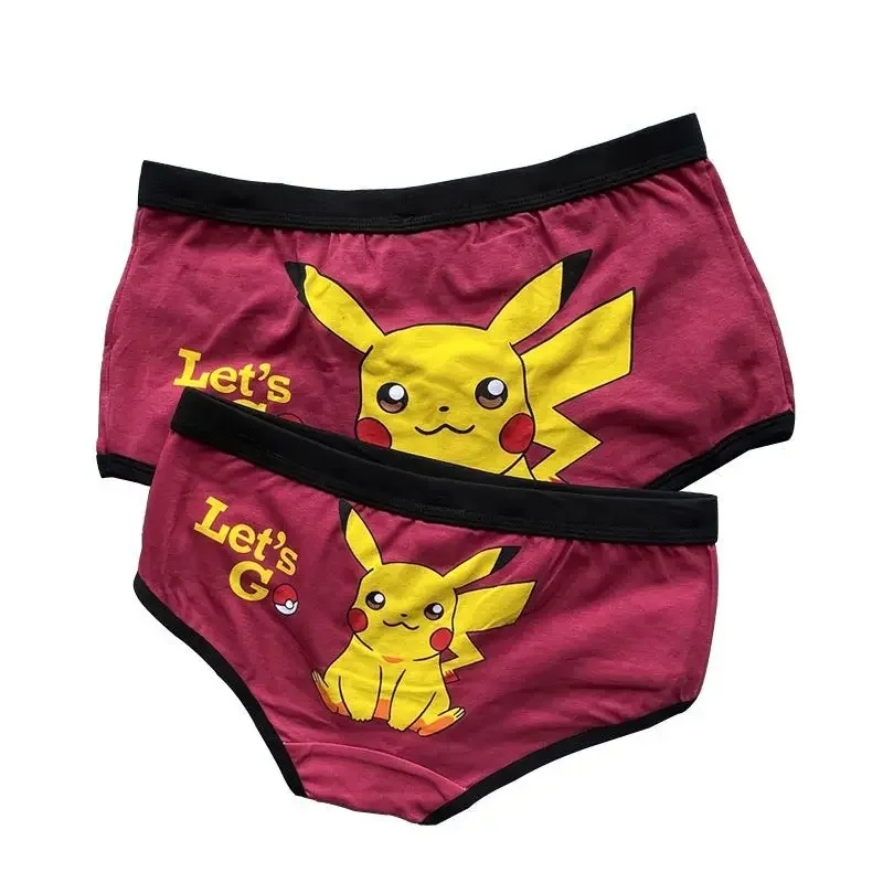 4Pcs/pack Kawaii Pokemon Pikachu Anime Kids Cotton Underwear Boys Cartoon  Underwear Cute Comfortable Kids Panties Birthday Gift - AliExpress