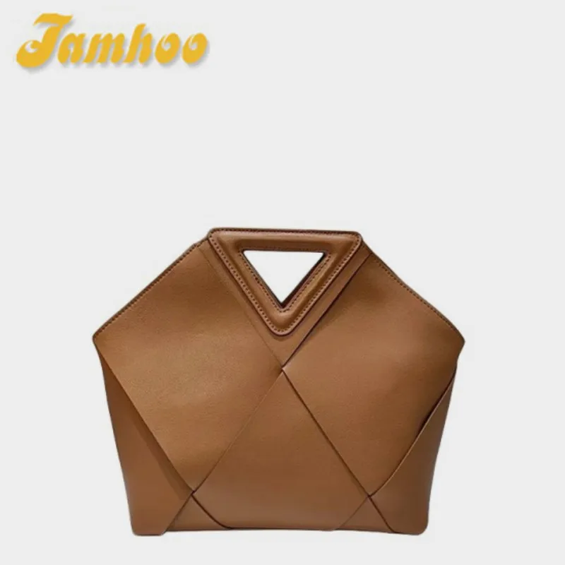 

Jamhoo Luxury Weaving Handbag French Lady Crossbody Shoulder Bag 2023 New Fashion High Quality Leather Women's Bags Bolas