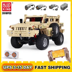 Mould King – blocs de construction de modèle de voiture Suv Rc, Kit d'assemblage de véhicules de plein air de haute technologie, jouet Moc briques, Diy, cadeau, 2108 pièces 