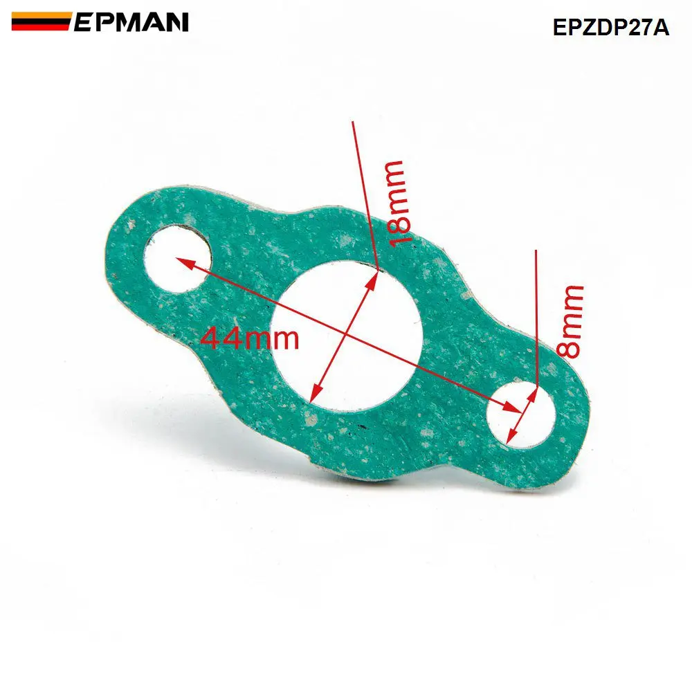 EPMAN 10pcs/Lot Turbo Oil Return Drain Gasket For T2 T25 T28 TB02 TB25 TB28 Turbocharge EPZDP27A