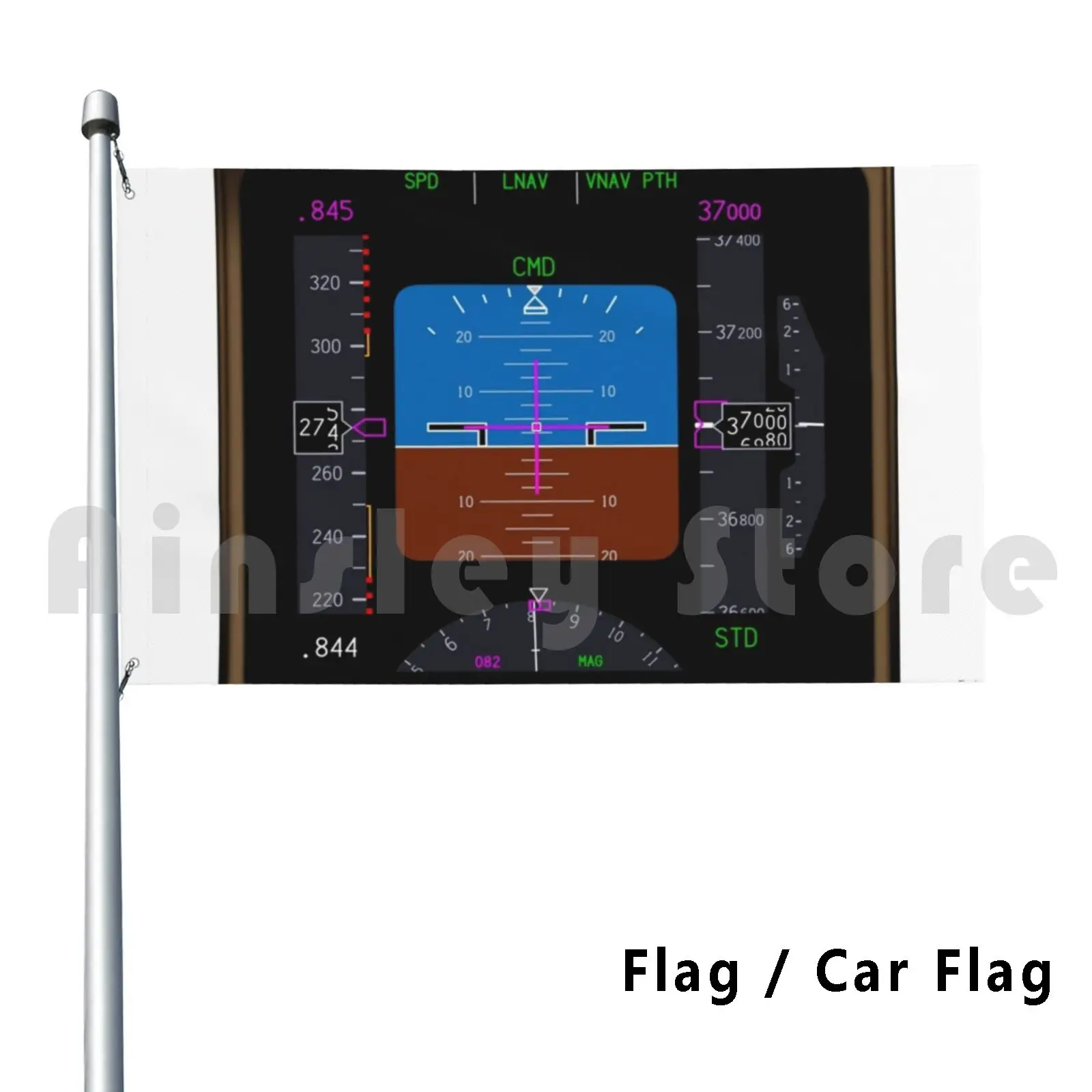 Boeing Primary Flight Display Flag Car Flag Funny Boeing 747 Boeing Boeing 744 Primary Flight Display