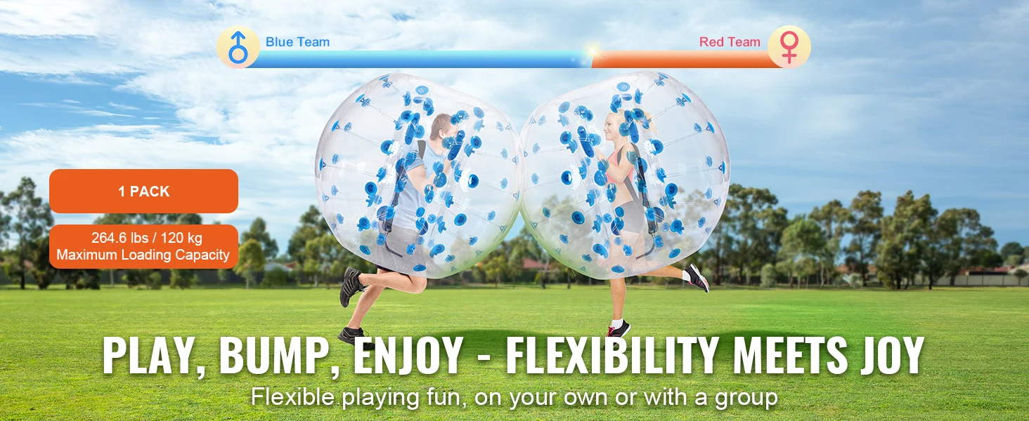 Inflatable bubble ball