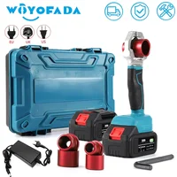 Cordless PPR Water Pipe Melter Rechargeable Hot Melt Machine Plastic Welding Machine w/ Replacement Heads For Makita 18V Battery 1