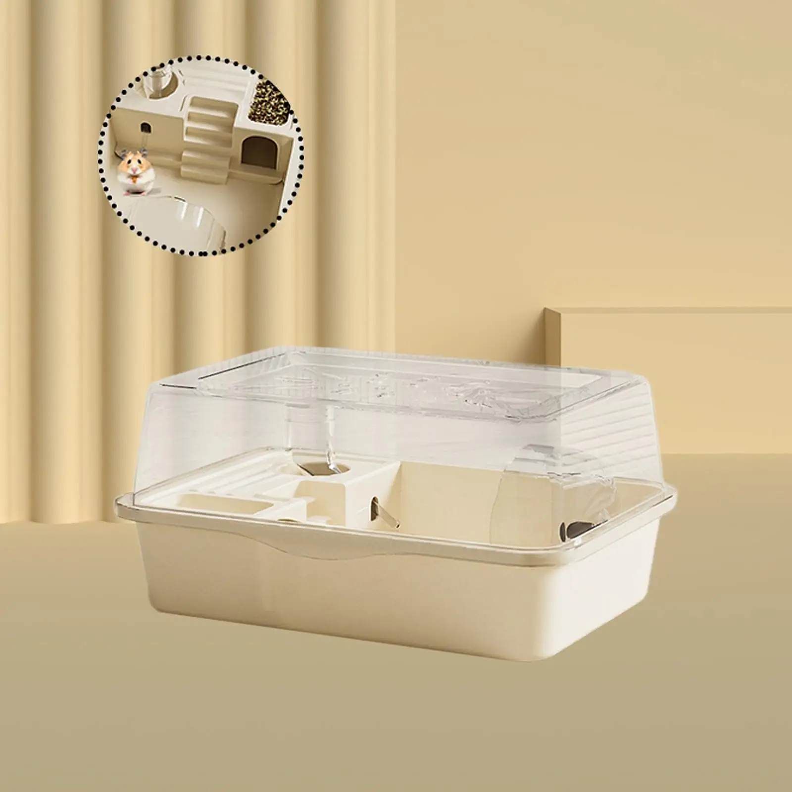 Large Hamster Cage Clear Creative Ventilated Guinea Pig Cage House for Small Animals Hedgehog Sugar Glider Guinea Pigs pet house pet cage