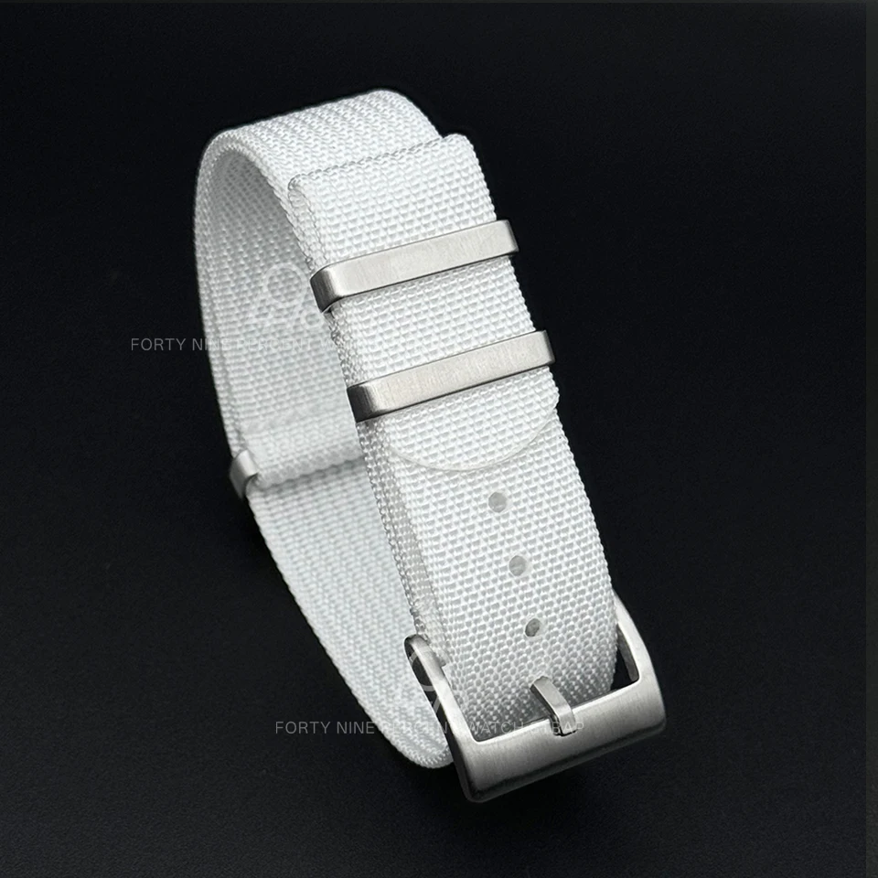 Premium Woven Nylon Fabric Watchband - Versatile One-Piece Design (Multiple Sizes Available)