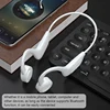 JS7 Bone Conduction Headphones Tf Card Digital Display Fone Headset Hands-free Call Auriculares Sports Open-ear Earphone 6
