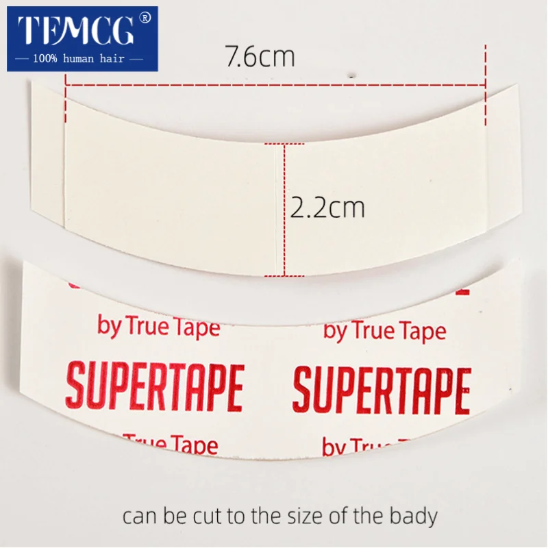 Waterproof Hair Tape Double Side Adhesive 36pcs Supertape for Lace Wig Toupee Replacement