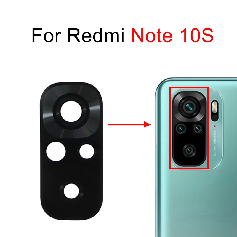 Rear Back Camera Glass Lens For Redmi 10 10C Note 10 Pro MAX 10S 10T 11 Pro Plus 5G 11S Note10 Note11 Global Replacement+Sticker 