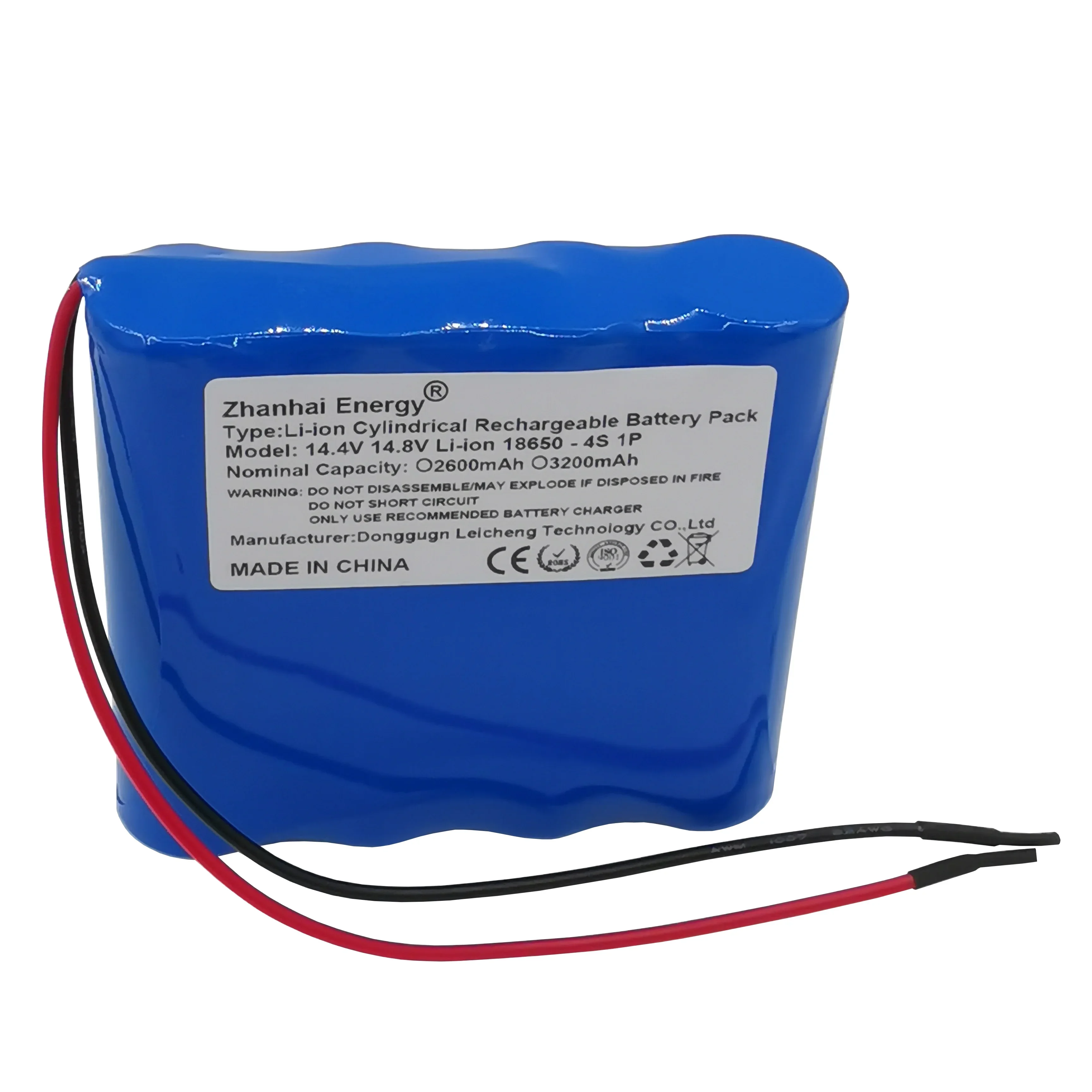 14 4V 14 8V 2600mAh 3200mAh Li Ion Cylindrical Rechargeable Battery 14 4V 14 8V 2600mAh 3200mAh Li Ion Cylindrical Rechargeable Battery