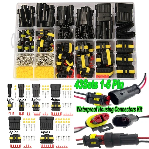 plugue impermeavel do conector fio 01