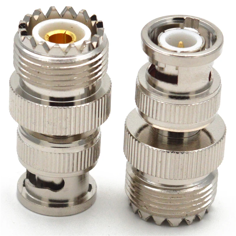 Premium BNC Male to UHF Female RF Coaxial Adapter Connector