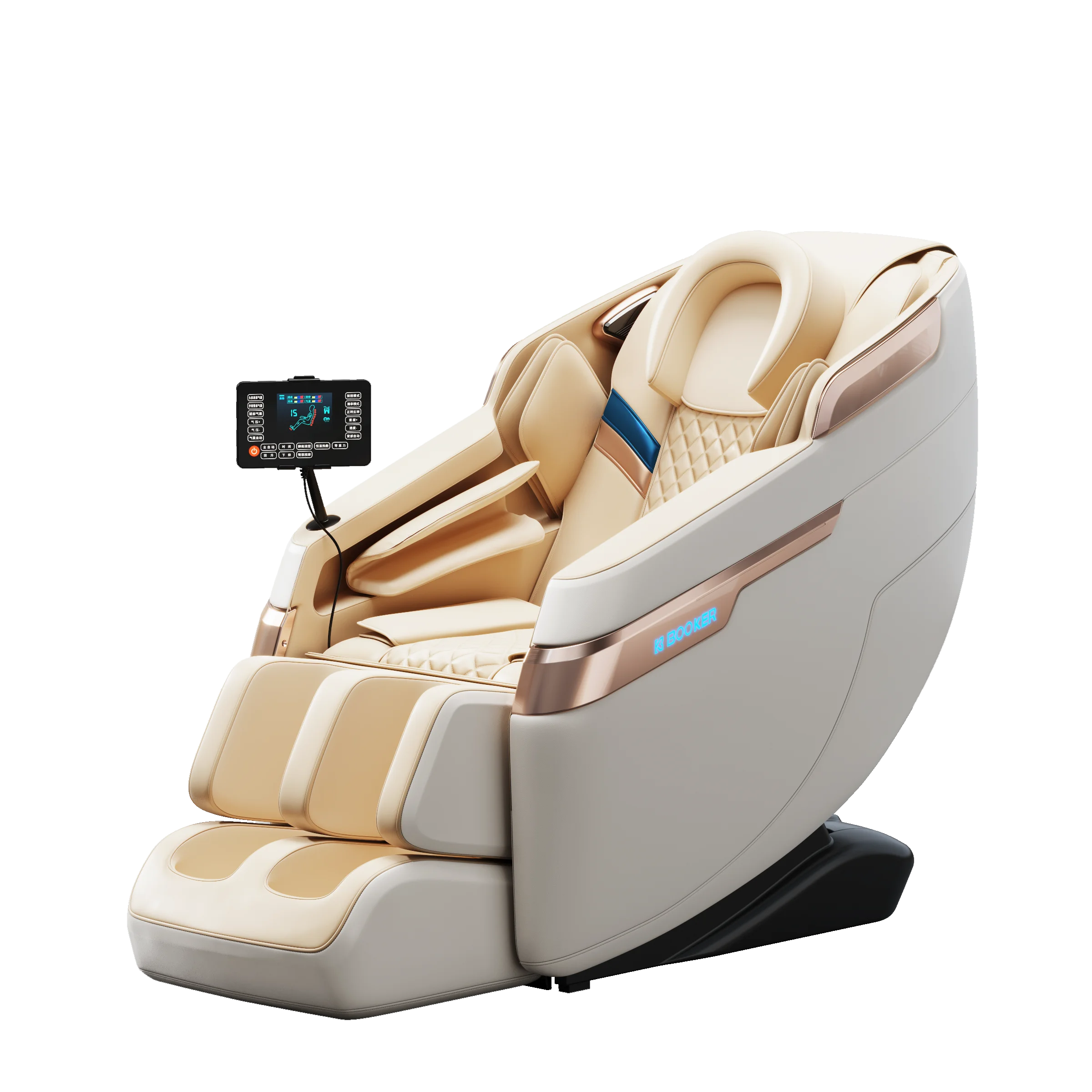 Домашнее массажное кресло с нулевой гравитацией, пульт дистанционного управления с большим экраном, динамик Bluetooth, гибкая система движения с фиксированной точкой