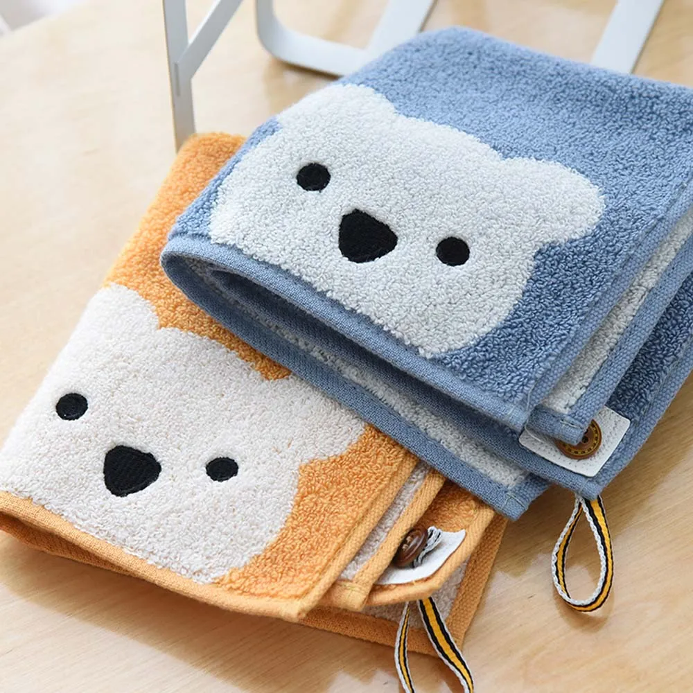 Bath Towel Baby Towel Soft Comfortable Cartoon Bear Kids Newborn Baby Face Towel Handkerchief Saliva Towels Wipe Towels
