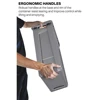 Slim Jim Trash Can Waste Bin with Venting Channels, Black, for Kitchen/Office/Workspace 4