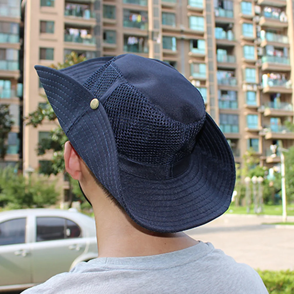 

Chinese Hat Fishing Outdoors Anti-UV Flat Cap Simple Bucket Fashion Beach Travel