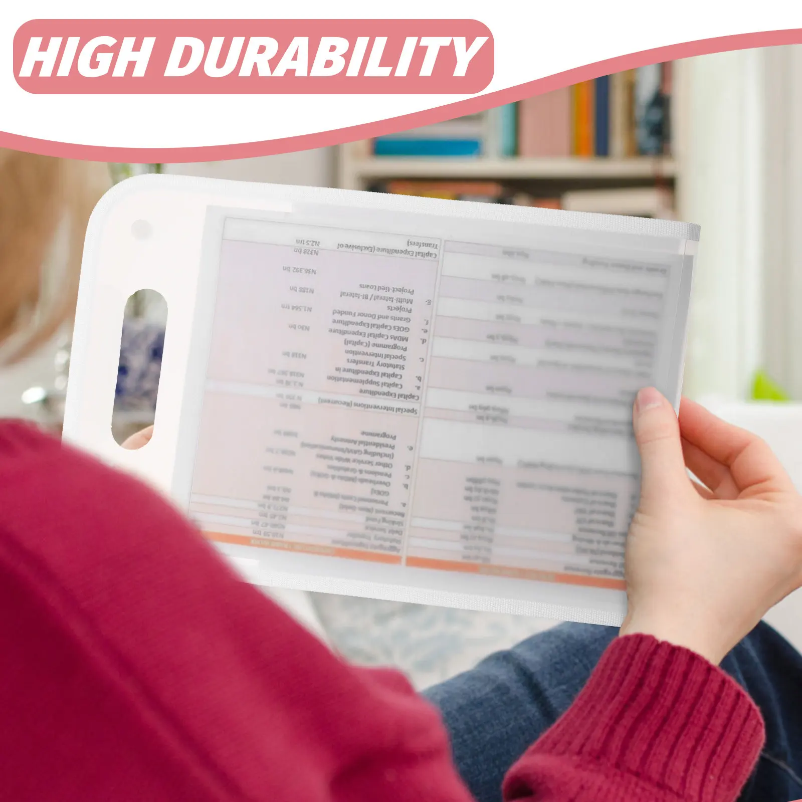 A4 문서, 영수증, 청구서, 현금, 수표, 종이류를 위한 스탠딩 데스크탑 파일 폴더 확장형 아코디언 정리함