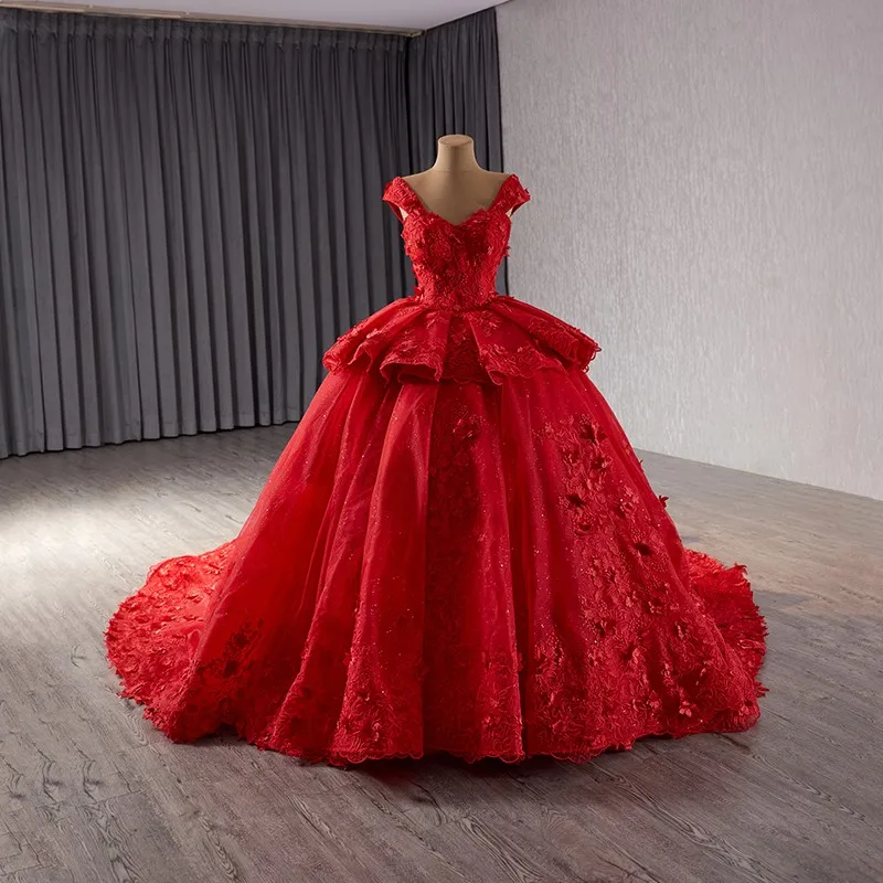 Sonhar Vestidos 15 Quinceanera Dresses V-neck Ball Gown Sweet Party Dresses 15 Year Old Dress For Quinceanera New