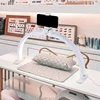 Half Moon Nail Desk Lamp Foldable LED Nail Fill Light Portable Beauty Salon Work Manicure & Lash 3000-6500K Professional Lamp 3
