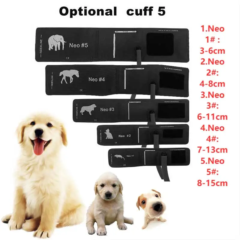 CONTEC08A Vet use Electronic Sphygmomanometer Digital Blood Pressure Veterinary Vet Use Monitor Pets Dog Cat Horse etc blood pressure monitor blood pressure meter
