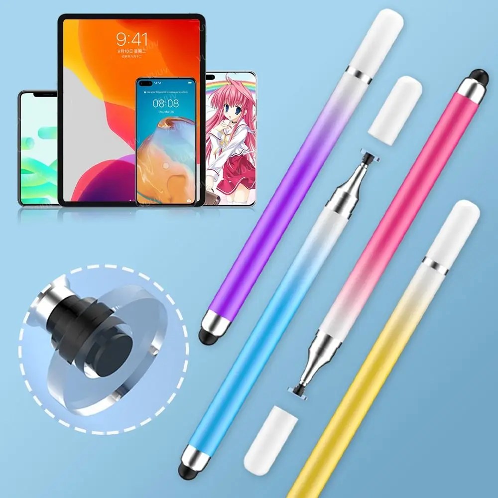 1 шт. для телефона Ipad многофункциональный для Android Ios пластиковый  стилус для экрана сенсорная ручка для планшета емкостная ручка для рисования  | AliExpress
