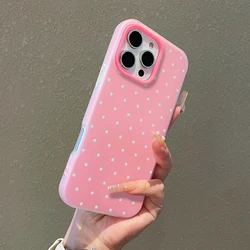 Charming Light Blue Polka Dot Phone Case - Soft Protective Cover for Redmi Note 13 5G (ME - T0352)