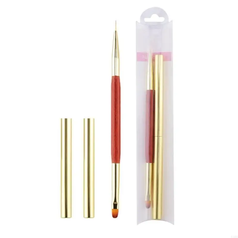 E8BB Art Liner Brushes Art Brush for Detail,Long Lines,UVS Gel Polish Painting Design Brush Drawing Pens