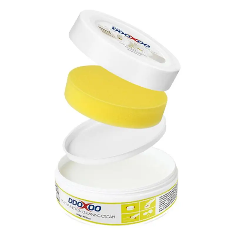 

Efficient Multifunctional Cleaning And Decontamination Cream Strong Decontamination Cleaning Cream With Sponge Shoe Shine