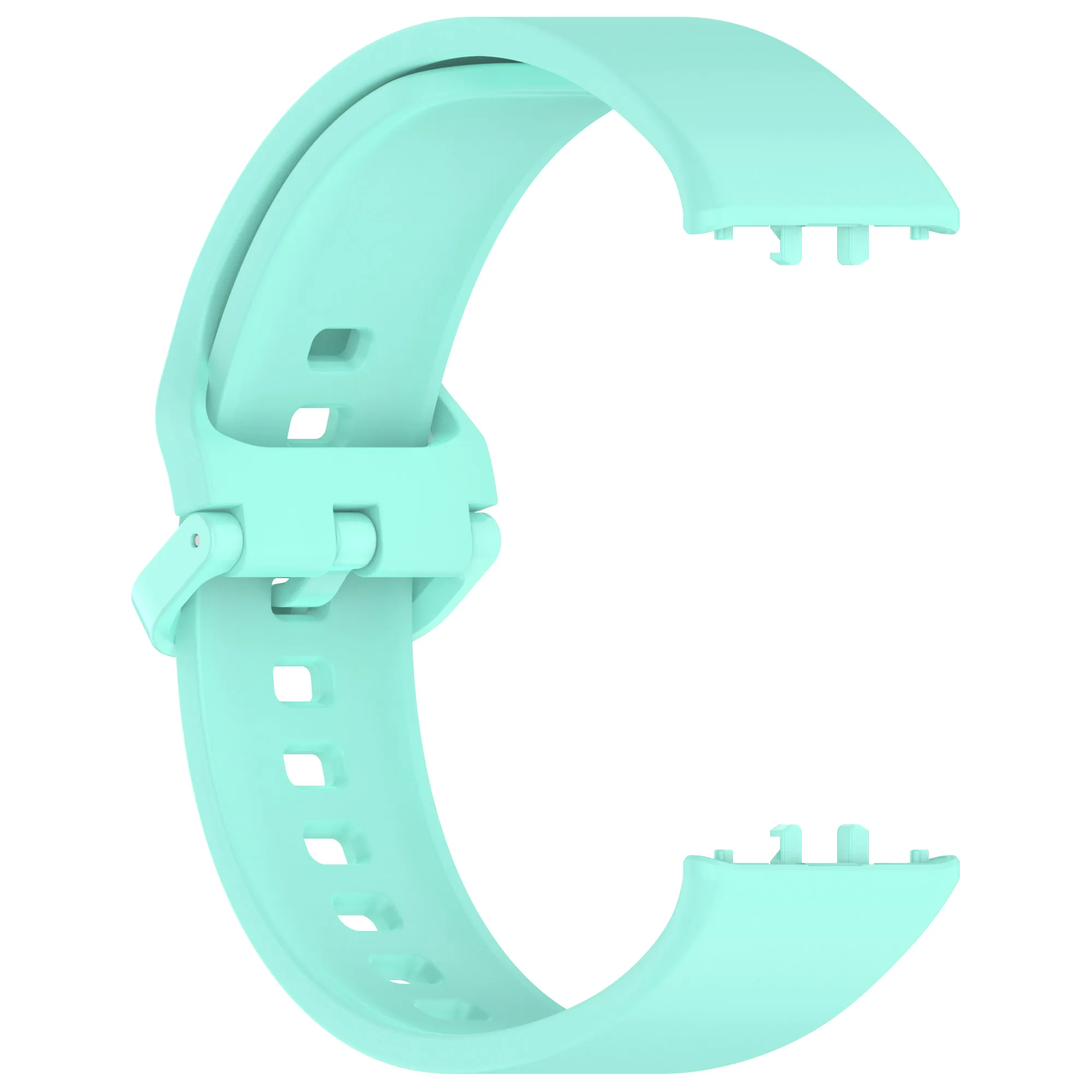 Durable Silicone Sport Watchband - Single Color Adjustable Wristband Accessory