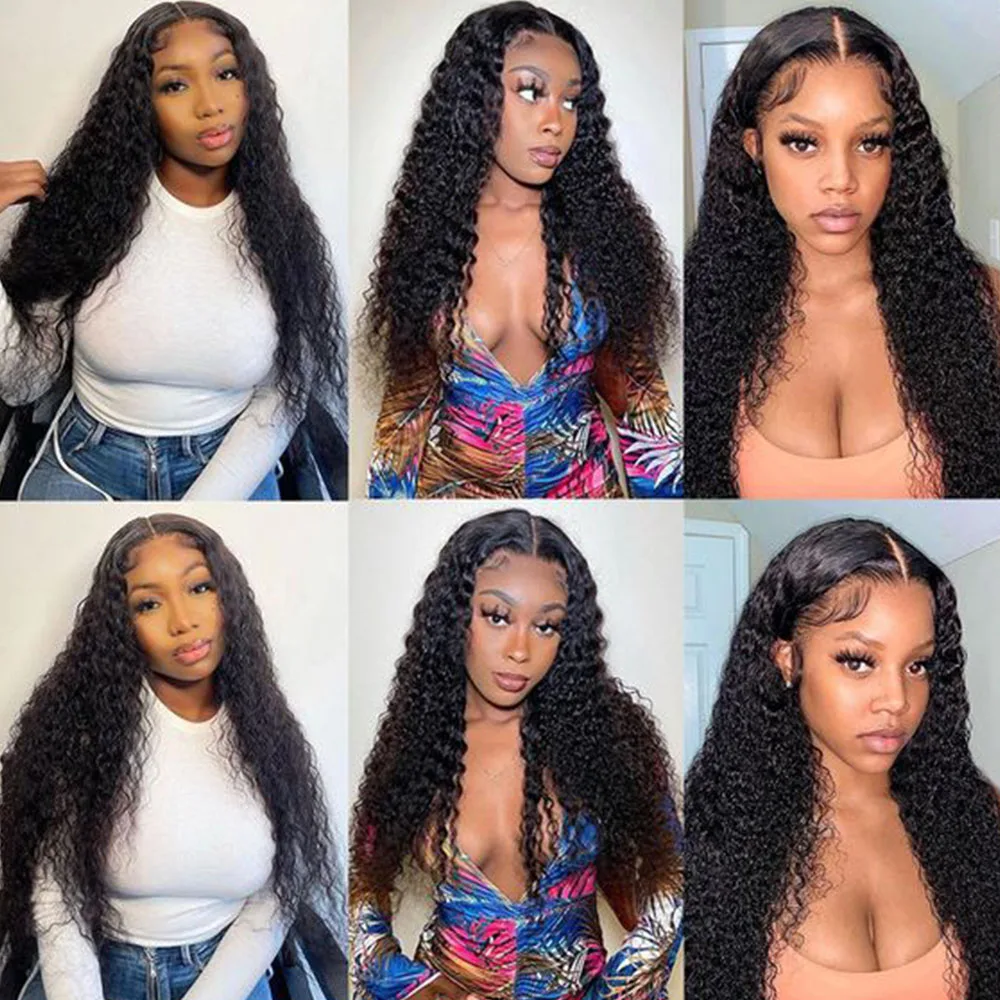 Curly Wigs Human Hair Lace Frontal Wig Hd Lace Wig 13x6 Human Hair Deep Wave 13x6 Hd Front Wigs For Women