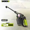 Worx Wireless Car Washer WU633 Brushless 20v 3.5L/min High 25bar Low 15bar for Home and Garden Cleaning [Non Battery and Charge] 1