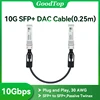GoodTop 10Gb SFP+ DAC Twinax Cable(0.25m),10G Direct Attach Copper Passive,Compatible with Cisco,MikroTik,Netgear,HORACO Switch 1