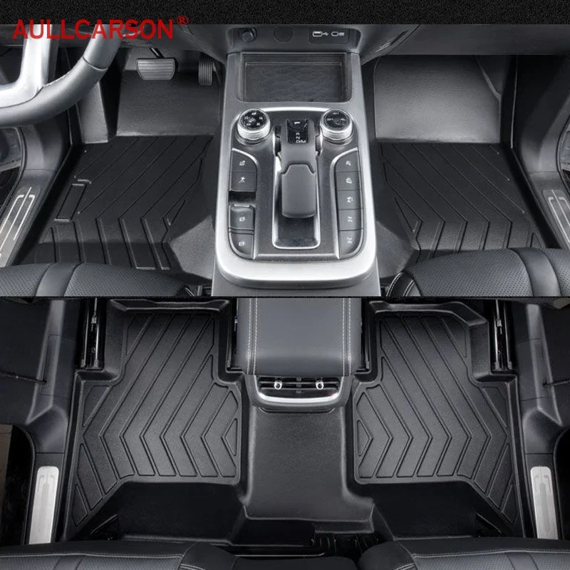 For GWM Tank 300 2023 2024 Car Floor Mats TPE Single Layer Foot Pads Salon  Carpet Full Cover Interior Accessories