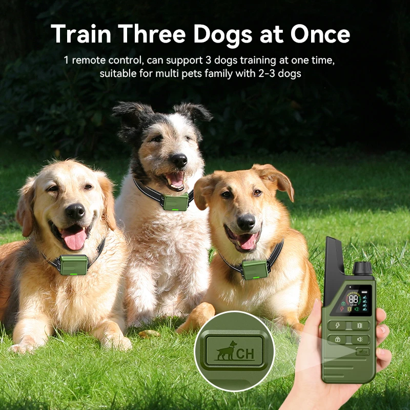ROJECO DOG800 Ηλεκτρικό κολάρο εκπαίδευσης σκύλων Αδιάβροχο επαναφορτιζόμενο - Image 5
