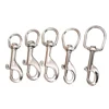 Scuba Diving Stainless Steel Quick Carabiner Swivel Eye Bolt 70-120mm Double Ended Snap Bolt Hook Clip For BCD Safe New 2